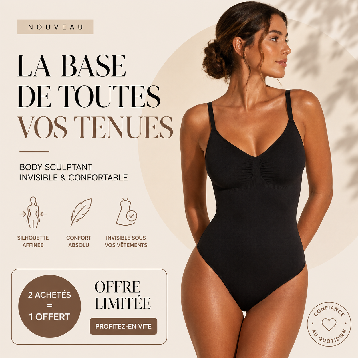 Body Sculptant String - Bretelles Fines & Invisible